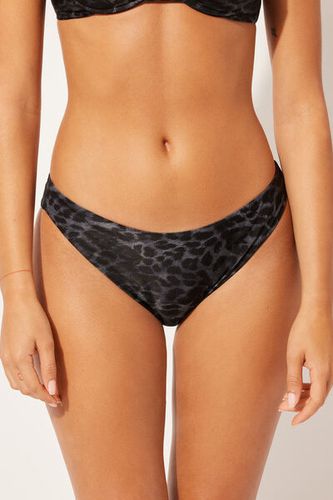 Animal Print Swimsuit Bottom Daloa Woman Black Size 2 - Calzedonia - Modalova