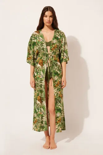 Savage Tropics Long Kimono Woman Size M/L - Calzedonia - Modalova