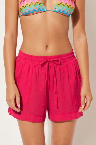Cotton Shorts Woman Pink Size L - Calzedonia - Modalova