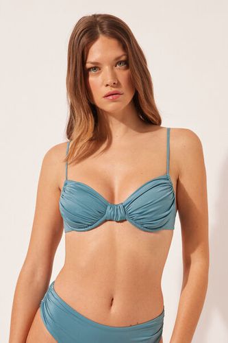 Balconette Swimsuit Top Shiny Satin Woman Size 2 - Calzedonia - Modalova