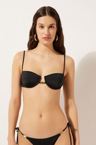 Balconette Swimsuit Top Minimal Fit Woman Black Size 3 - Calzedonia - Modalova