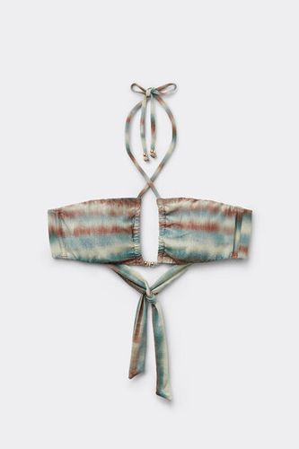 Bandeau String Swimsuit Glittery Tie-Dye Woman Size 3 - Calzedonia - Modalova