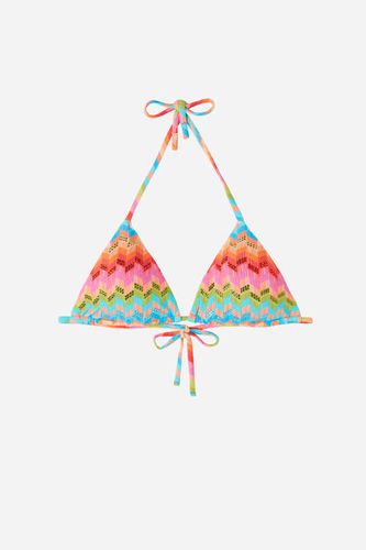 Removable Padding Triangle Swimsuit Top Rainbow Woman Multicolor Size 3 - Calzedonia - Modalova