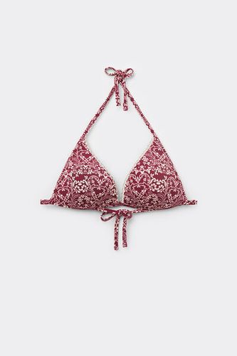 Padded Push-Up Swimsuit Top Botanic Bordeaux Woman Size 4 - Calzedonia - Modalova
