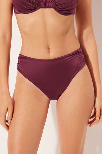 High Rise Swimsuit Bottom Shiny Satin Woman Size XL - Calzedonia - Modalova