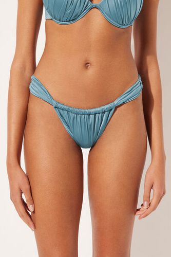 String Brazilian Swimsuit Bottom Shiny Satin Woman Size M - Calzedonia - Modalova