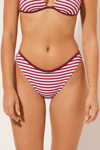 Brazilian Swimsuit Bottoms Nautical Stripes Woman Stripes Size L - Calzedonia - Modalova