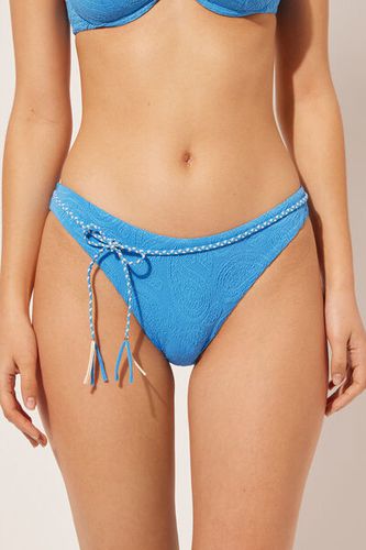 Swimsuit Bottoms 3D Cachemire Twist Woman Blue Size XL - Calzedonia - Modalova