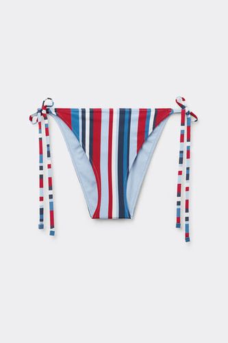 Tie Bikini Bottoms Nautical Stripes Woman Blue Size S - Calzedonia - Modalova