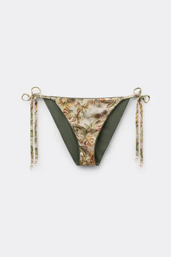 Tropical Foliage String Swimsuit Bottoms Woman Size S - Calzedonia - Modalova