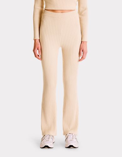 Pantalon en côtes plates - beige - celio - Modalova