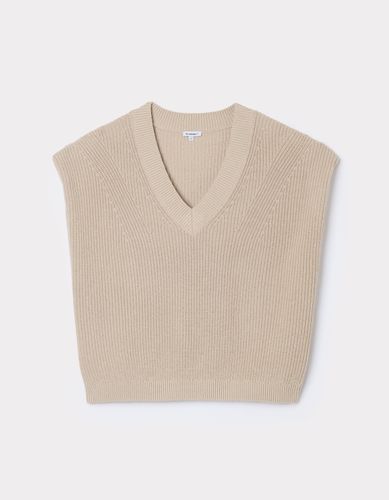 Pull col V 100% recyclé - naturel - celio - Modalova