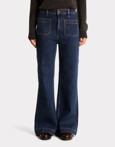 Jean bootcut poches plaquées - bleu - celio - Modalova
