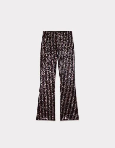 Pantalon en sequin NOEL - marine - celio - Modalova