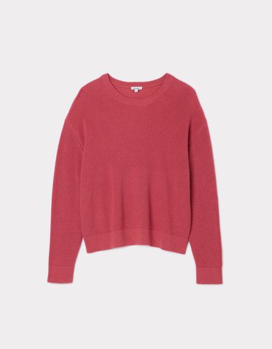 Pull coton en maille perlée - rose - celio - Modalova