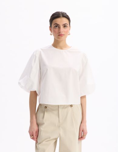 Blouse - blanc - celio - Modalova