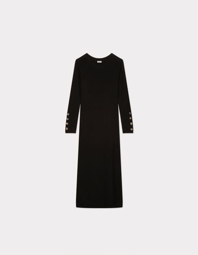 Robe longue en maille côtelée - celio - Modalova