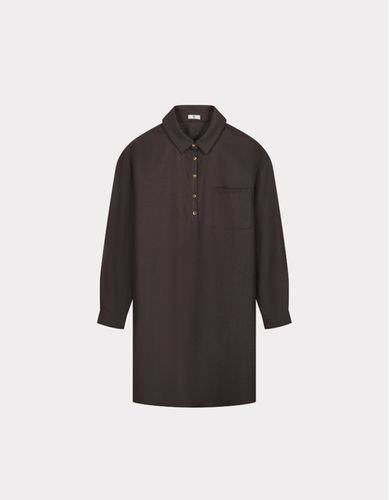 Robe courte à manches longues - gris - celio - Modalova