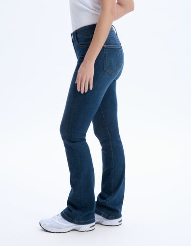 Jean bootcut taille haute - bleu - celio - Modalova