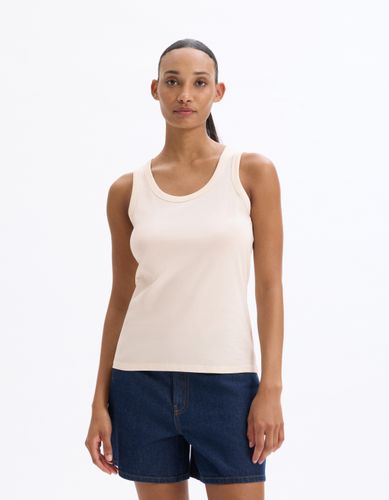 Débardeur coton biologique - beige - celio - Modalova