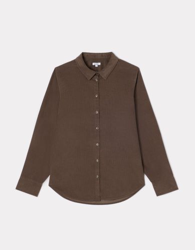 Chemise droite en velours côtelé - celio - Modalova