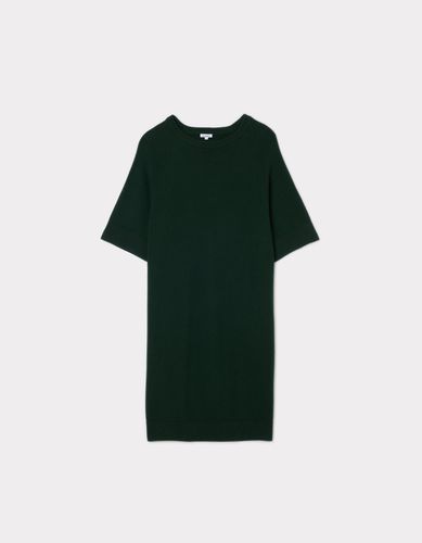 Robe midi en coton à col rond - celio - Modalova