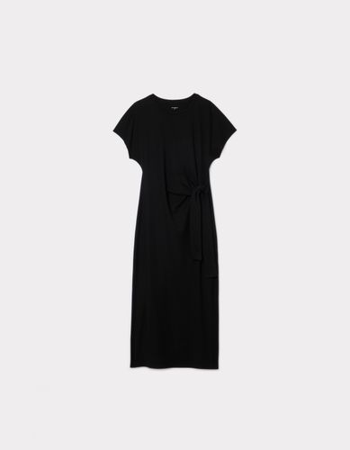 Robe nouée en coton doux - noir - celio - Modalova