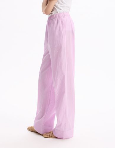 Pantalon de pyjama large en popeline de coton - celio - Modalova