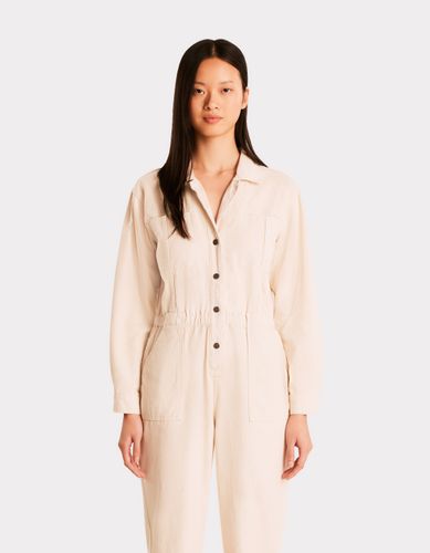 Combinaison boutonnée avec ceinture - blanc - celio - Modalova