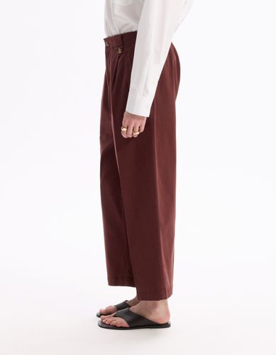 Pantalon cigarette - marron - celio - Modalova