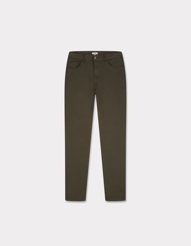 Pantalon slim ultrastretch - kaki foncé - celio - Modalova