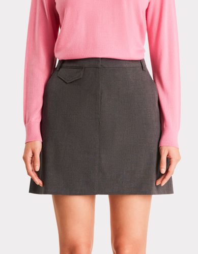 Jupe habillée à poches - gris - celio - Modalova