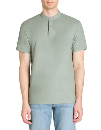 Polo piqué regular 100% coton - gris - camaieu - Modalova