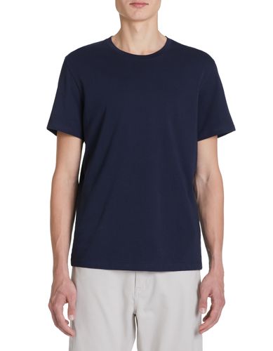 T-shirt regular col rond 100% coton - foncé - camaieu - Modalova