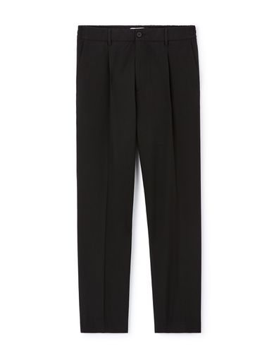 Pantalon chino loose - noir - camaieu - Modalova