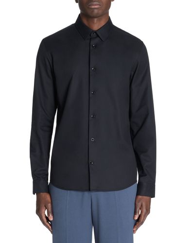 Chemise slim col italien 100% coton - camaieu - Modalova
