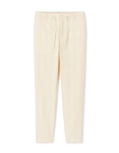 Pantalon chino slim - écru - camaieu - Modalova