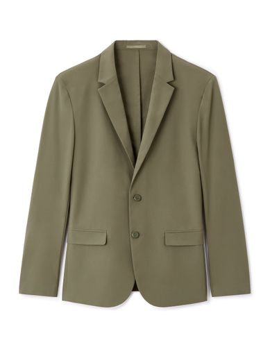 Blazer slim infroissable - kaki - camaieu - Modalova