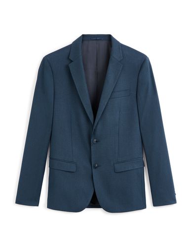 Veste de costume slim armuré - marine - camaieu - Modalova