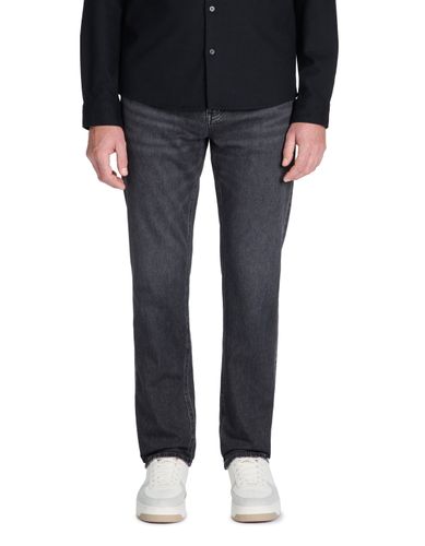 Jean C.15 straight stretch maille 3 longueur - gris - camaieu - Modalova