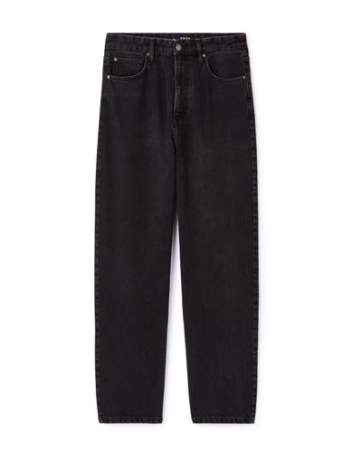 Jean baggy 100% coton C75 - noir - camaieu - Modalova