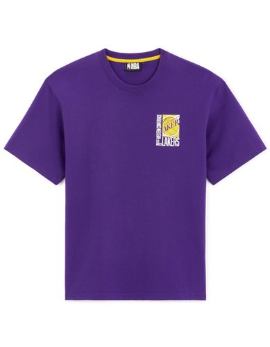 NBA - T-shirt violet - camaieu - Modalova