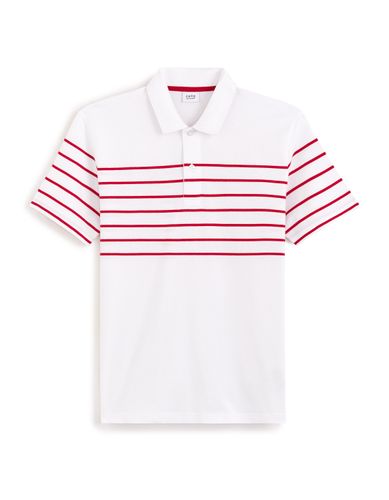 Polo 100% coton - blanc - camaieu - Modalova