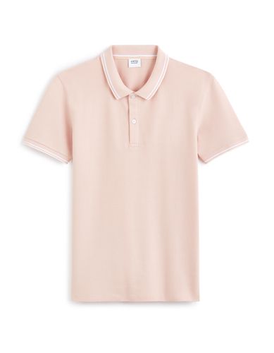 Polo piqué slim en coton stretch - camaieu - Modalova