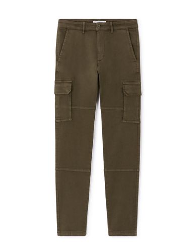 Pantalon cargo straight - kaki - camaieu - Modalova