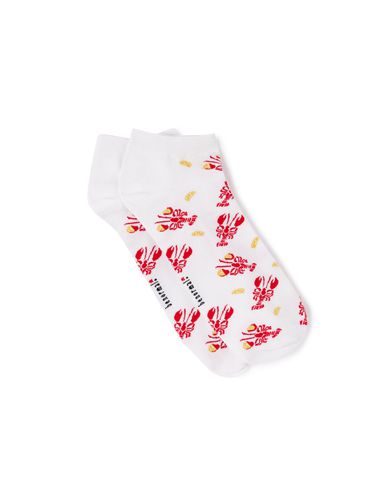 Chaussettes basses motifs homards - camaieu - Modalova