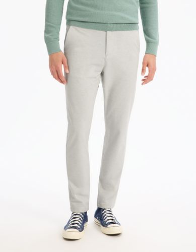 Pantalon slim stretch - gris - camaieu - Modalova
