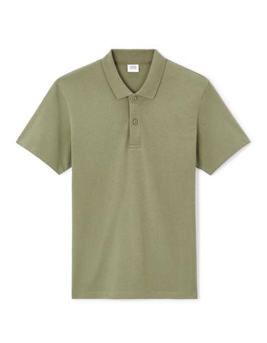 Polo straight en jersey de coton - camaieu - Modalova