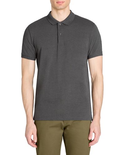 Polo piqué straight coton mélangé - camaieu - Modalova