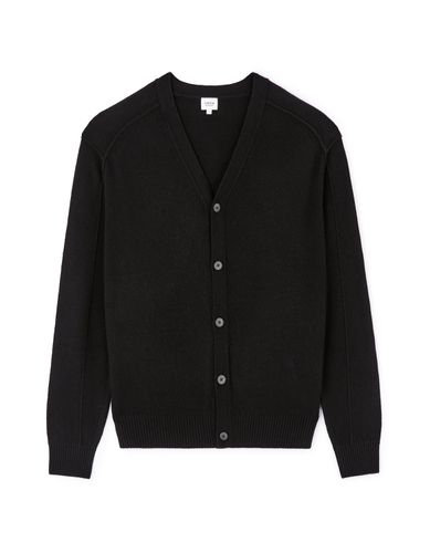 Cardigan coton mélangé - noir - camaieu - Modalova